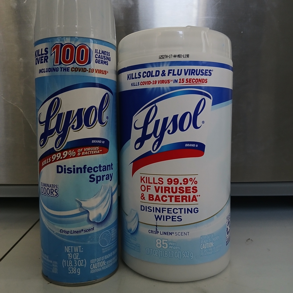 Lysol Crisp Linen Disinfecting Wipes - White